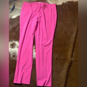 Hot pink dress pants